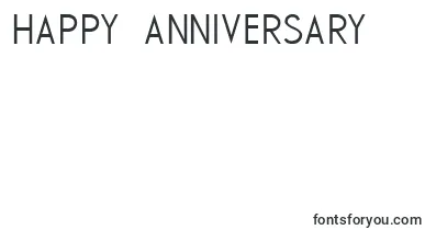 Tommy ffy font – happy Anniversary Fonts